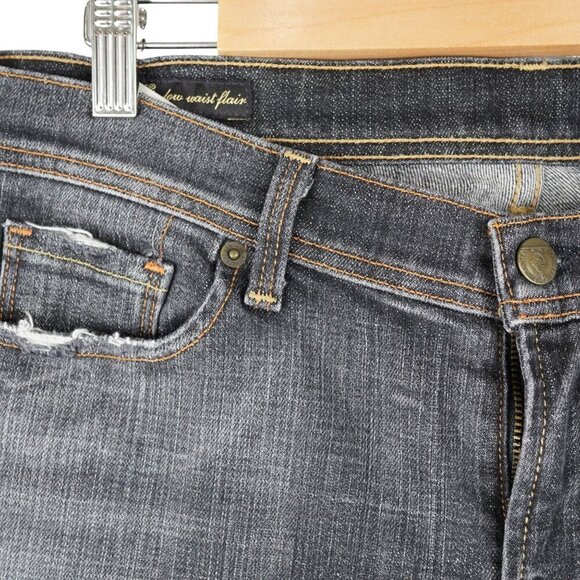COH‎ Citizens Of Humanity Ingrid Cut Low Waist Flair Stretch Jeans Size 30 - Picture 3 of 7